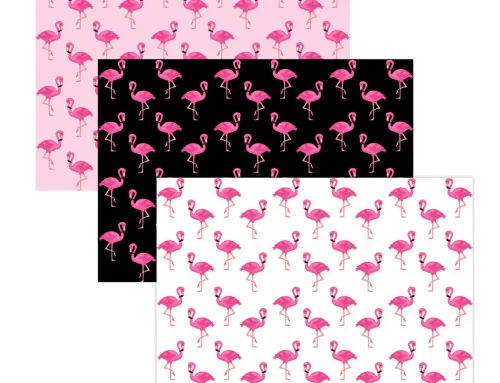 Flamingo Design Gift Wrap