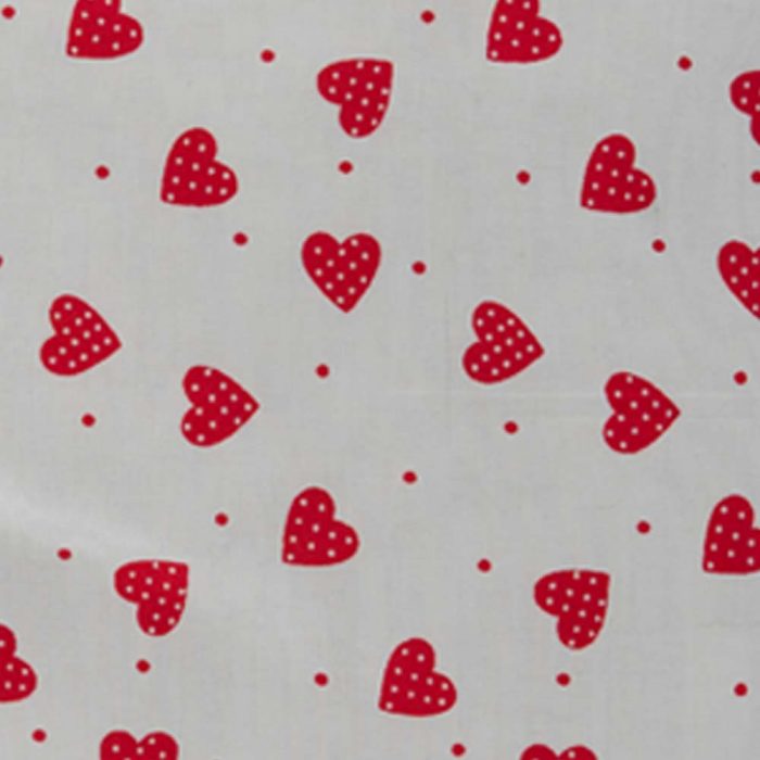 Cute Red Heart Design Cushion from Handmade Gift Company