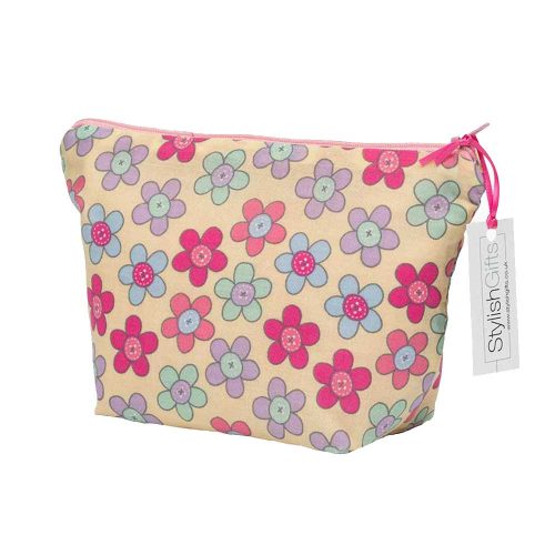 Pink Daisy Cosmetic Bag-UCB29