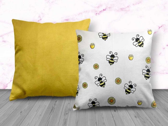 Bee Design Cushion from Handmade Gift Company