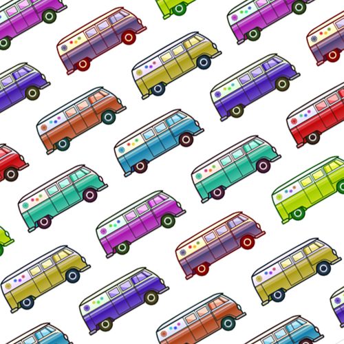 Handmade Gift Company Camper Van Gift Wrapping Paper