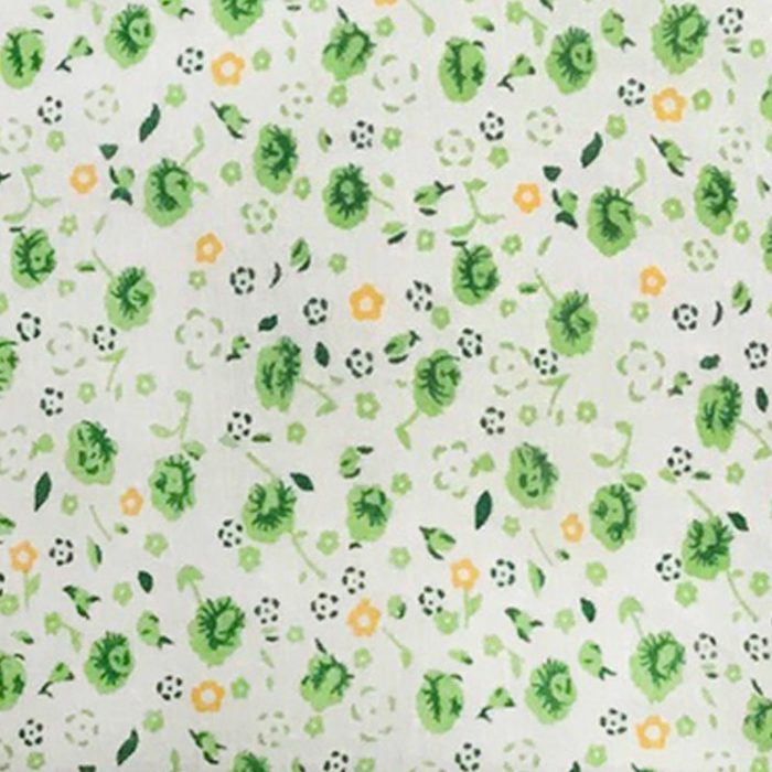 Green Floral/Dots Cosmetic Bag