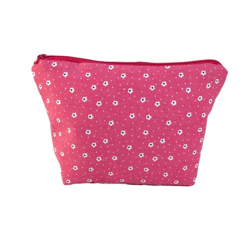 Cosmetic Bag-Pink Daisy
