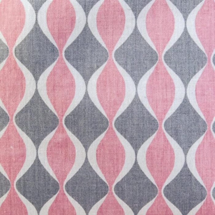 Pink Geometric Cosmetic Bag