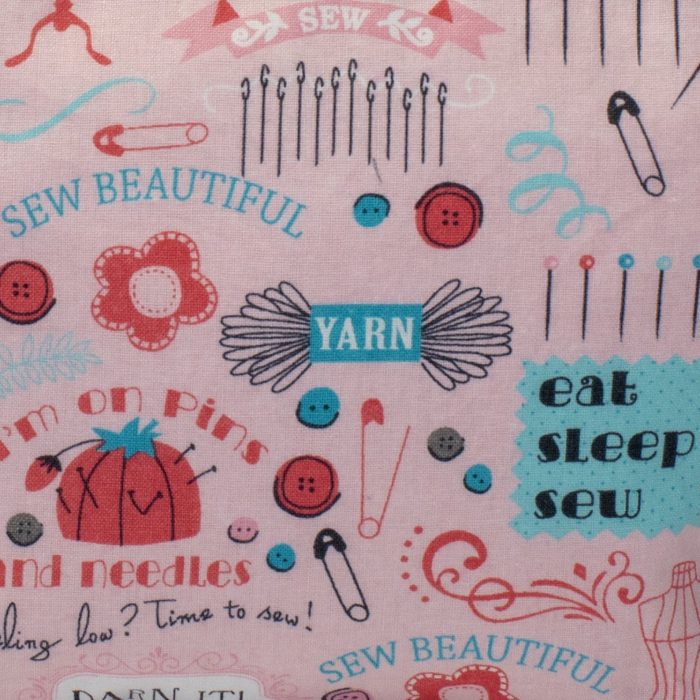 Sewing Design Cosmetic Bag - Image 2