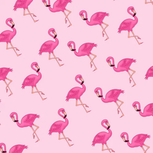 Gift Wrap Pink Flamingo