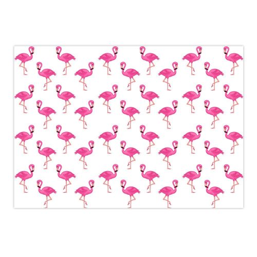 Wholesale White Flamingo Gift Wrap