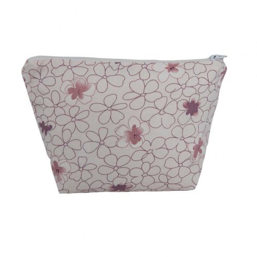 Daisy Pink Cosmetic Bag