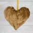 Valentine Heart Decoration-Antique Gold
