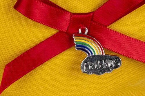 Hanging Heart Decoration-Rainbow