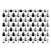 Black & White Guitar Gift Wrap & Tag