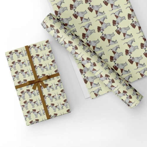 Jack Russell Puppy Gift Wrap