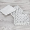 Eco-friendly Face Pads Silver Hearts