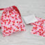 Eco-friendly Face Pads Red Hearts