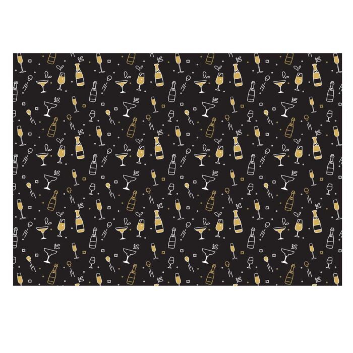Gold Celebrations Gift Wrap
