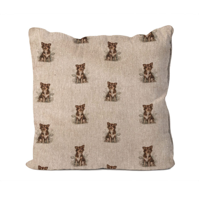 Chihuahua Linen Cushion