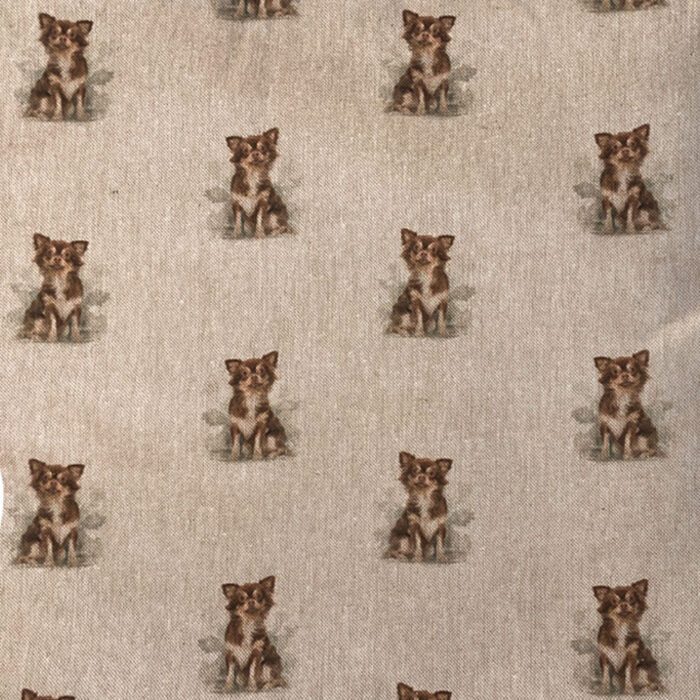 Chihuahua Linen Cushion