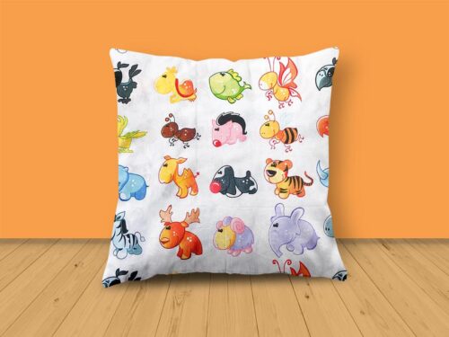 Colourful Animal Design Cushion