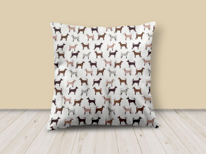 Doggie Design Cushion Beige