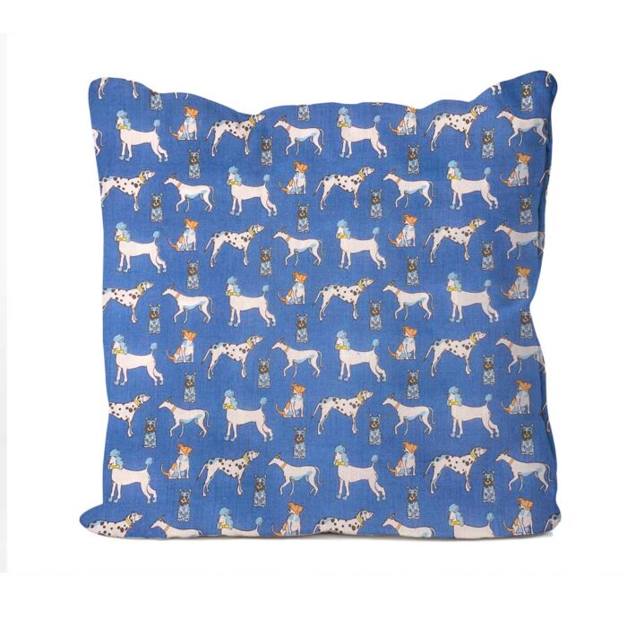 Dog Cushion-Blue
