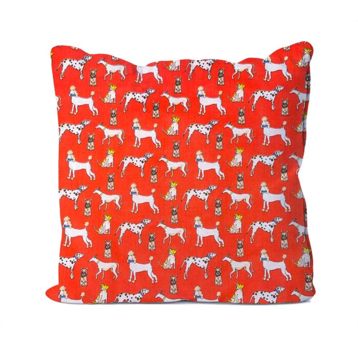 Dog Cushion-Red