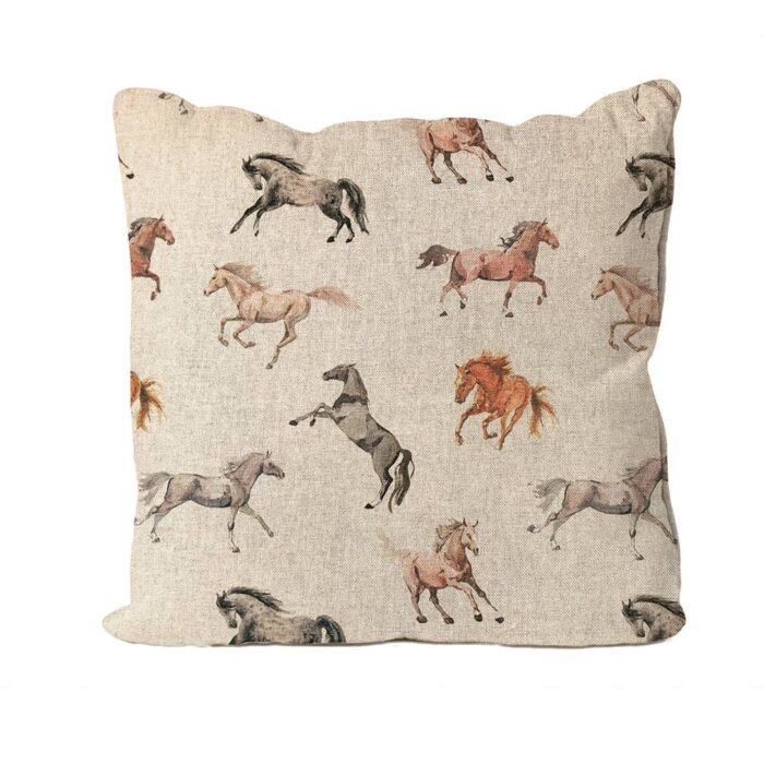 Horses Design Cushion