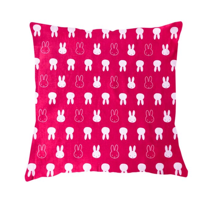 Pink Rabbit Design Cushion