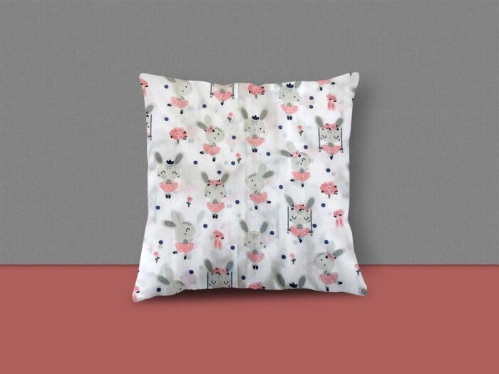 Pink Tutu Rabbit Cushion