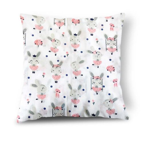 Pink Tutu Rabbit Cushion
