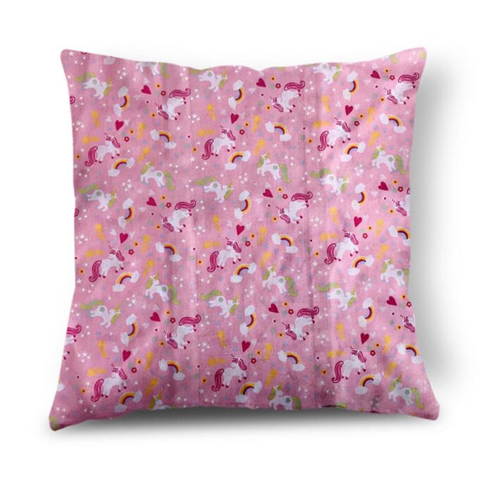 Unicorn Rainbow Design Cushion