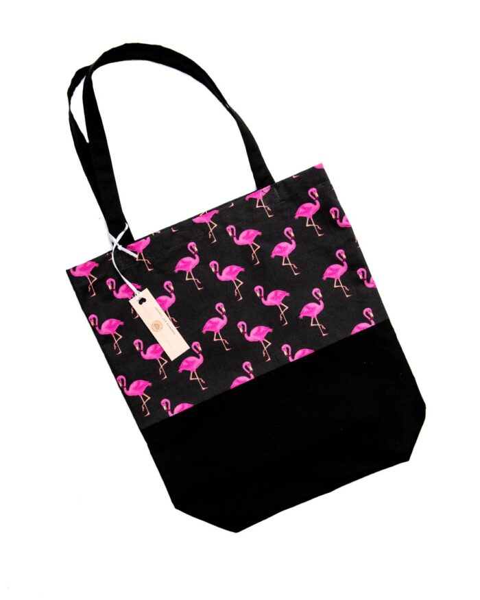Tote Bag-Flamingo Design