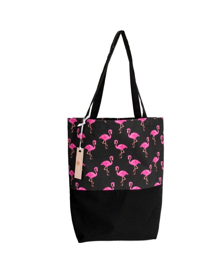 Tote Bag-Flamingo Design