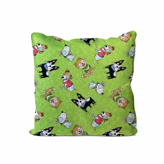 Dog Mini Cushion Green