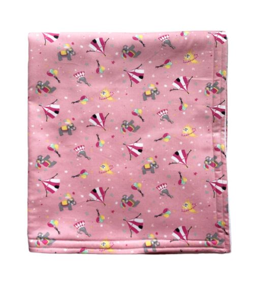 Pink Circus Baby Blanket