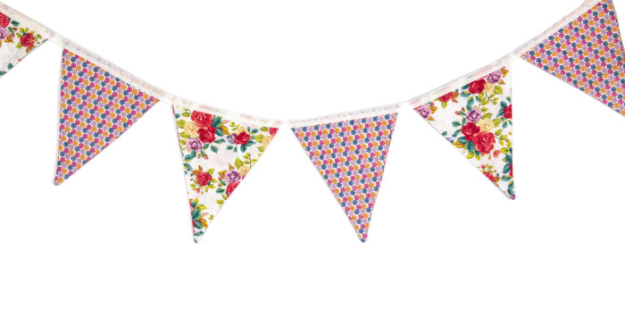 Pretty Floral Design Bunting