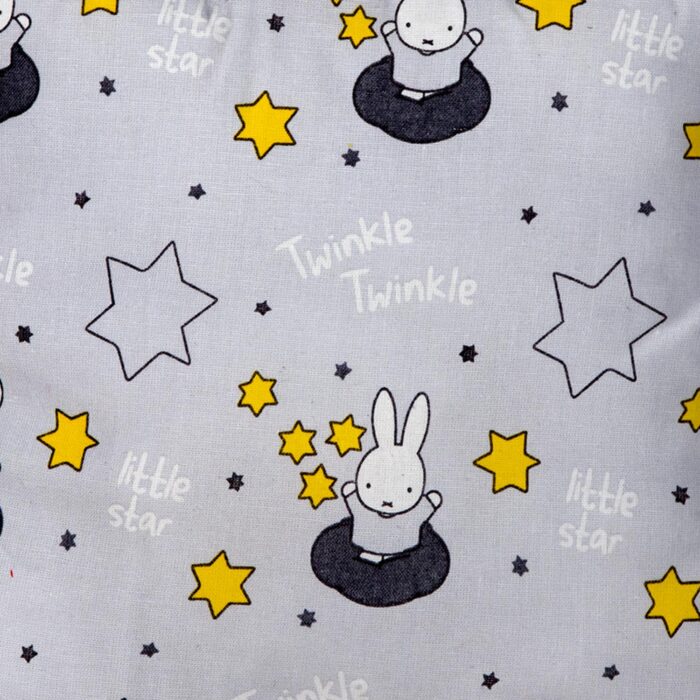 Rabbits Mini Cushion Grey