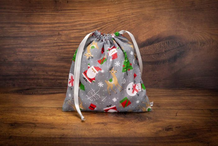 Christmas Gift Bag-Santa & Snowman