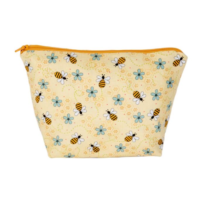 Bee Design Cosmetic Bag-Yellow