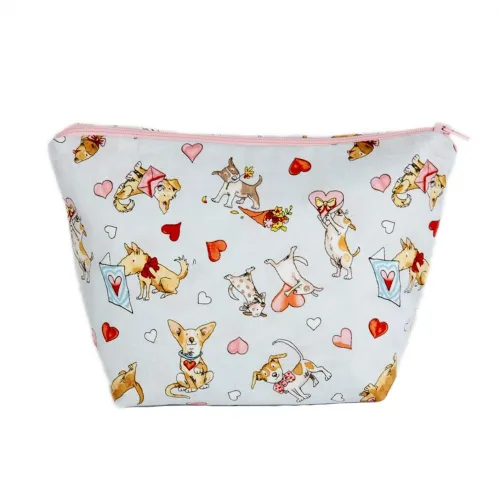 Cute Dog Design Cosmetic Bag