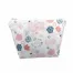 Pink & Blue Floral Cosmetic Bag
