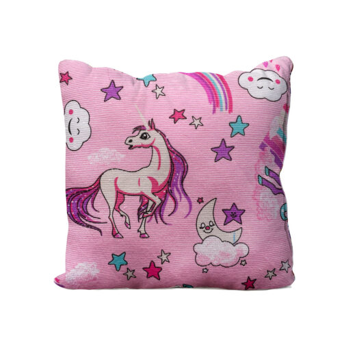 Unicorns Mini Cushion-Pink