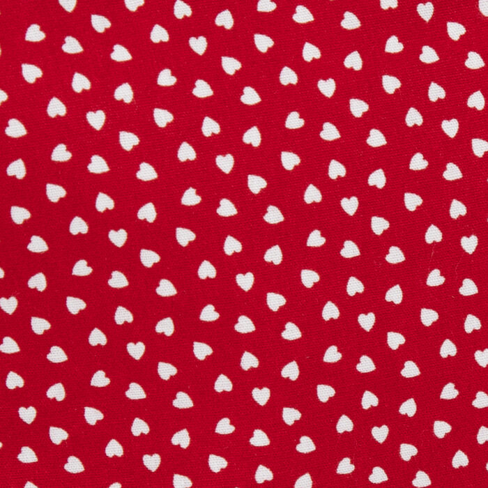 Hearts Cosmetic Bag-Red