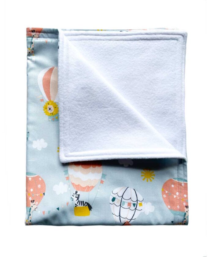 Baby Blanket-Balloons-Animals