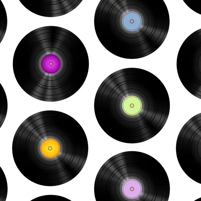 Record Gift Wrap-Multicoloured