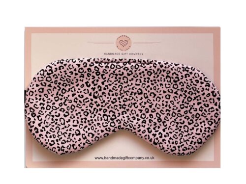Pink Leopard Sleep Mask