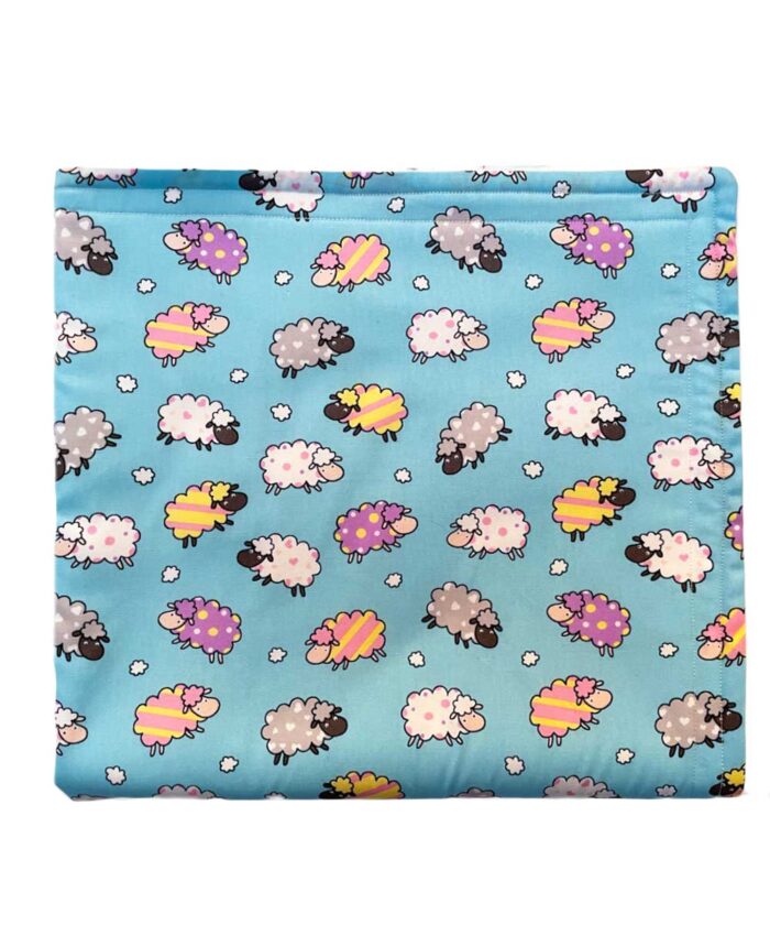Baby Blanket Sheep Blue