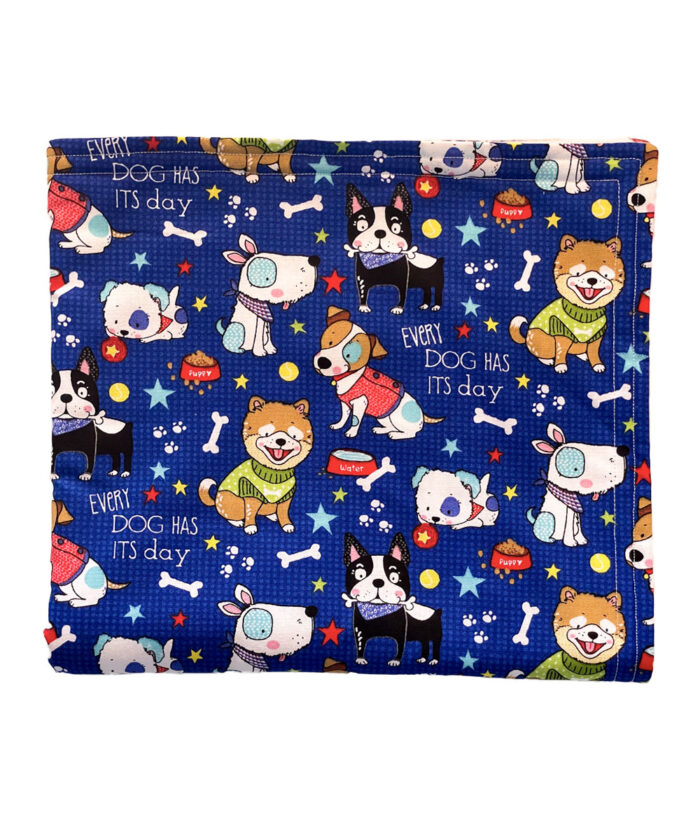 Baby Blanket Dogs Blue