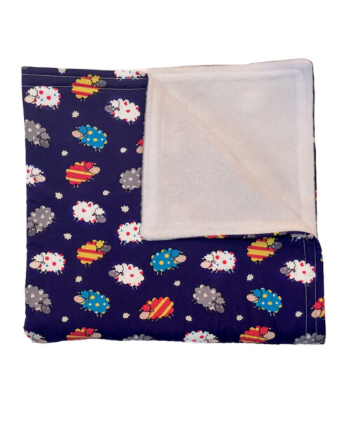 Baby Blanket Sheep Dark Blue