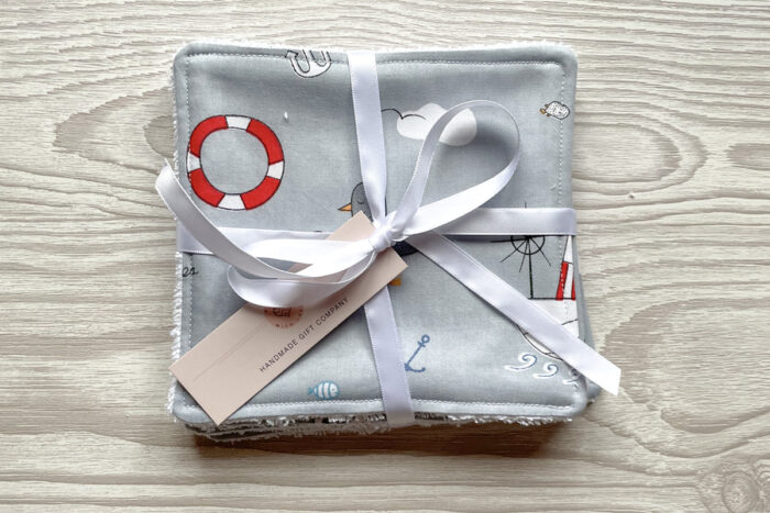 Baby Wipes Nautical Grey