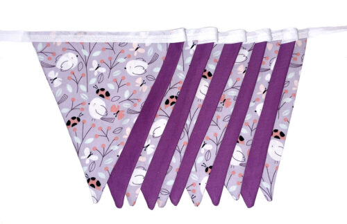 Bunting Ladybird Design Lilac